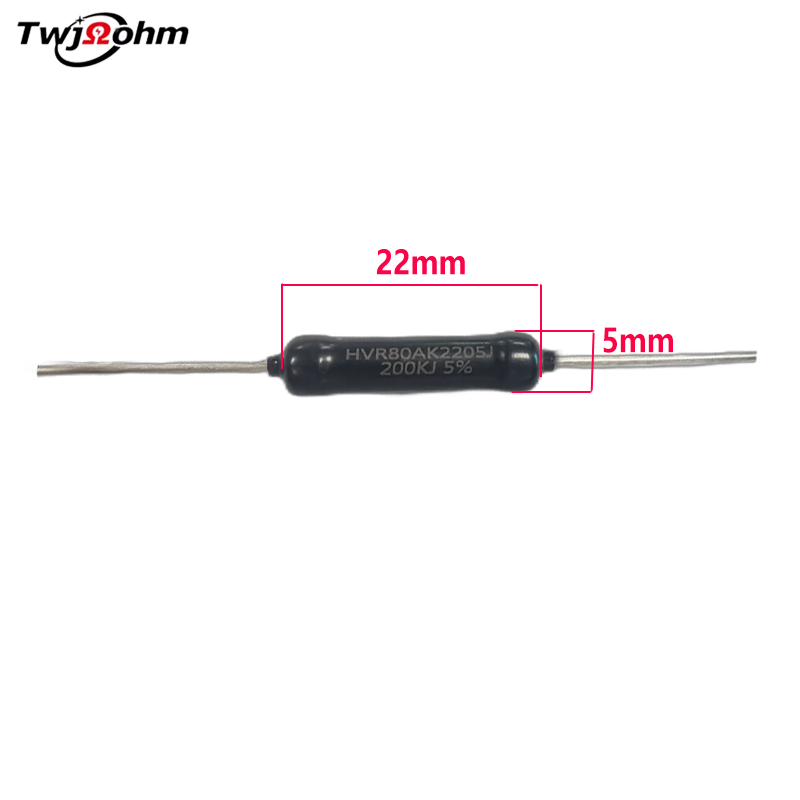 HVR80AK2205 thick film 1W non-inductive high-voltage resistor