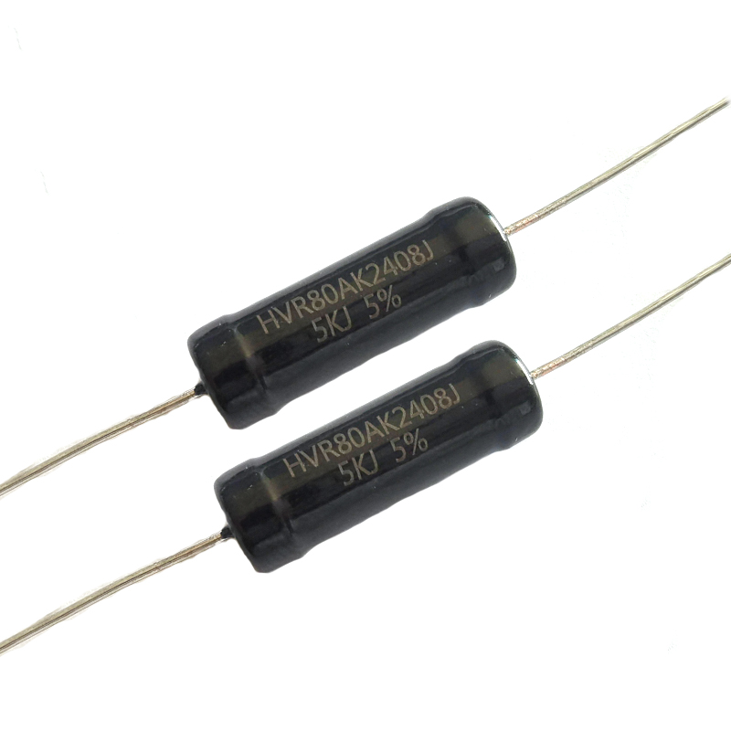 HVR80AK2408厚膜3W玻璃釉无感高压电阻器
