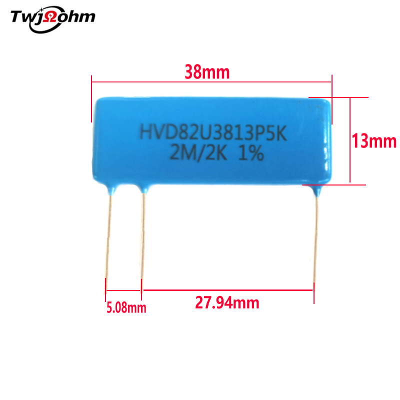 HVD82U3813P5K voltage divider sampling resistor non inductive high voltage resistance 100M to 100K 2M to 2K 1% accuracy