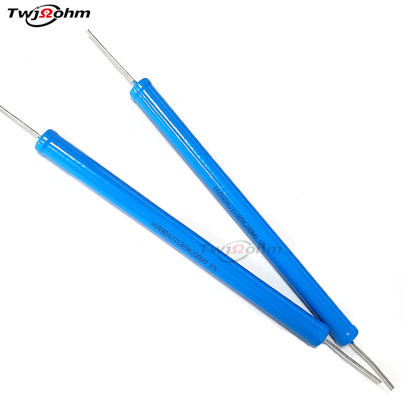 HVR80AU15209J Precision 1% Non Inductive High Voltage Resistors Glass Glazed Resistors 100M200M300MF