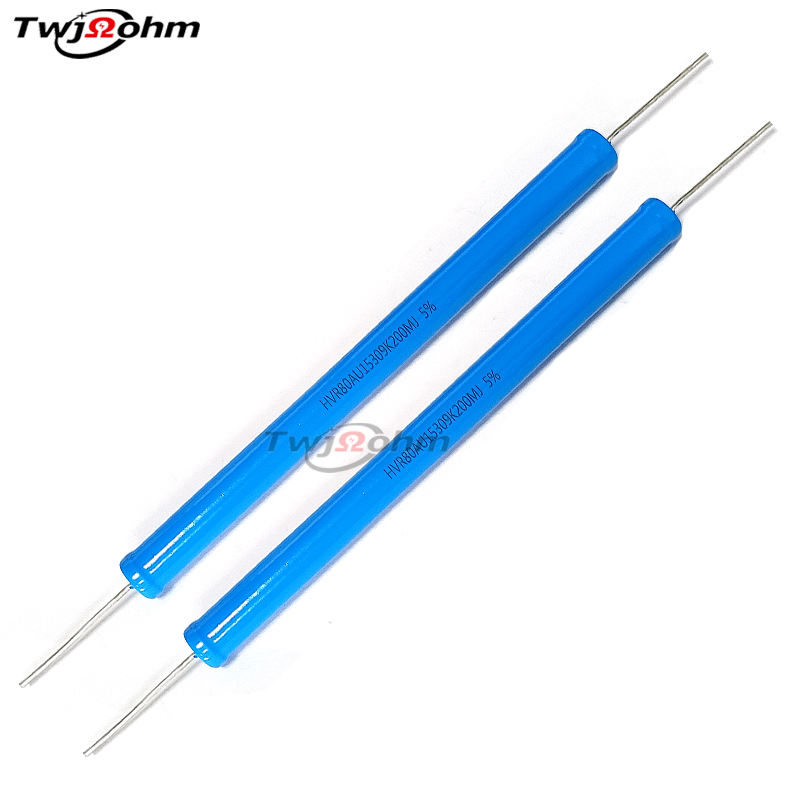 HVR80AU15209J Precision 1% Non Inductive High Voltage Resistors Glass Glazed Resistors 100M200M300MF