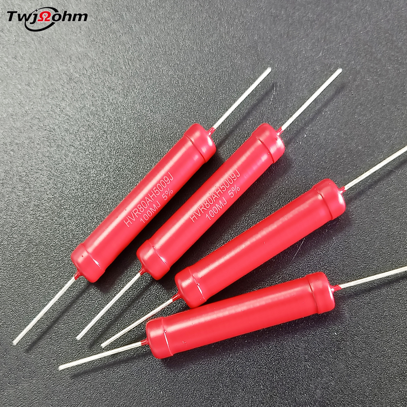 HVR80AH5009 Non Inductive 5W High Voltage Glass Glazed Resistor