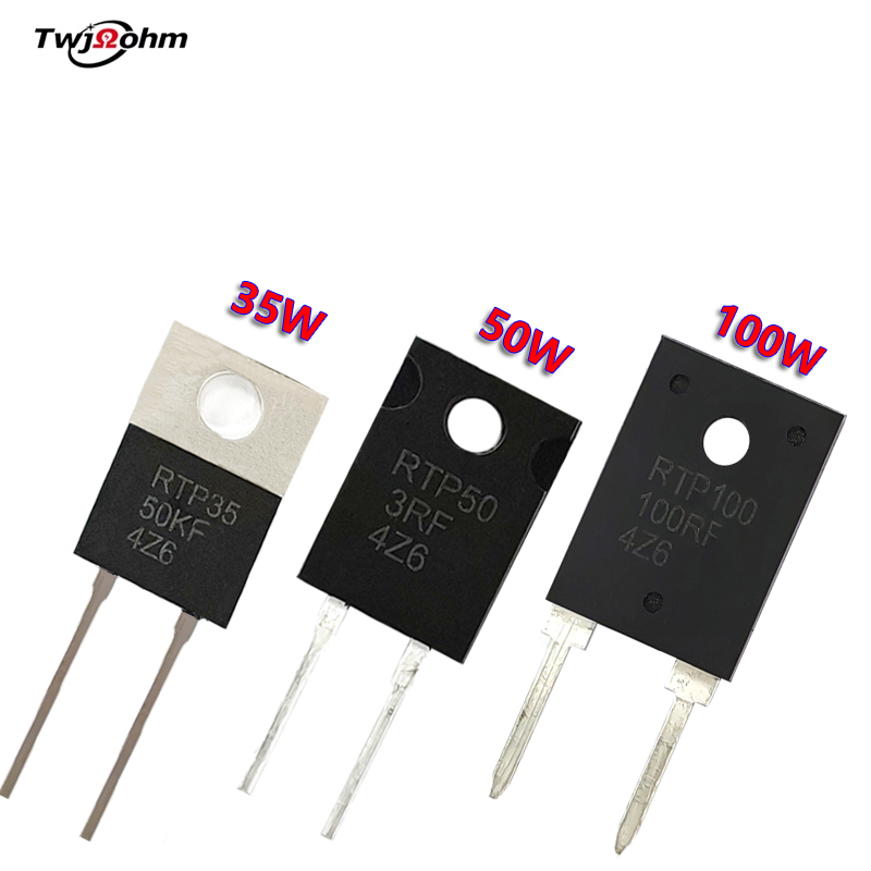 TO220/TO247 RTP thick film non inductive resistor 35W50W100W1R20R30 Ω 100R4 Ω 1K5K10K