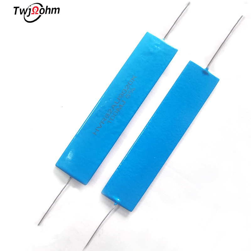 HVR82AU9020 piece glass glaze 100M200M ohm non inductive high voltage resistor