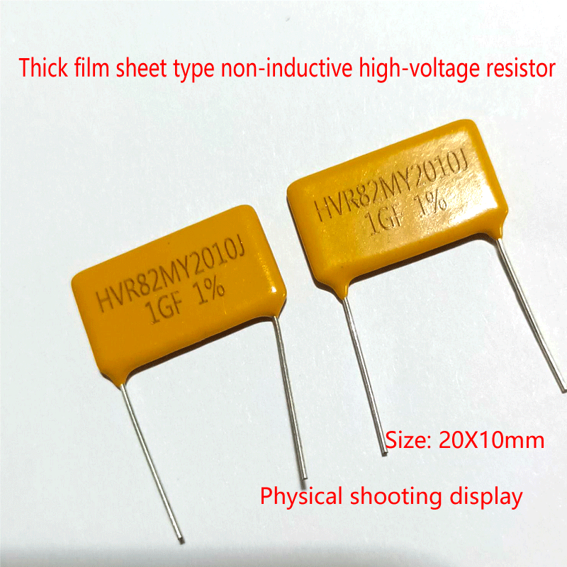 HVR82MY2010J thick film glass glaze 1GF5MF10M40MF10MF metal 1W non inductive high voltage resistor