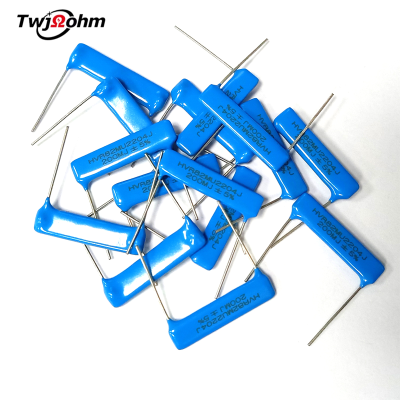 HVR82MU2204J Ceramic Chip Glass Glaze 1G200M100F1% 500M Ohm Non Inductive High Voltage Resistance