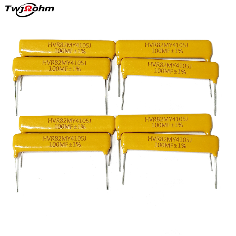 HVR82MY4105 flat chip 1W ceramic glass glaze 68MJ72M100M1% non inductive high voltage resistor