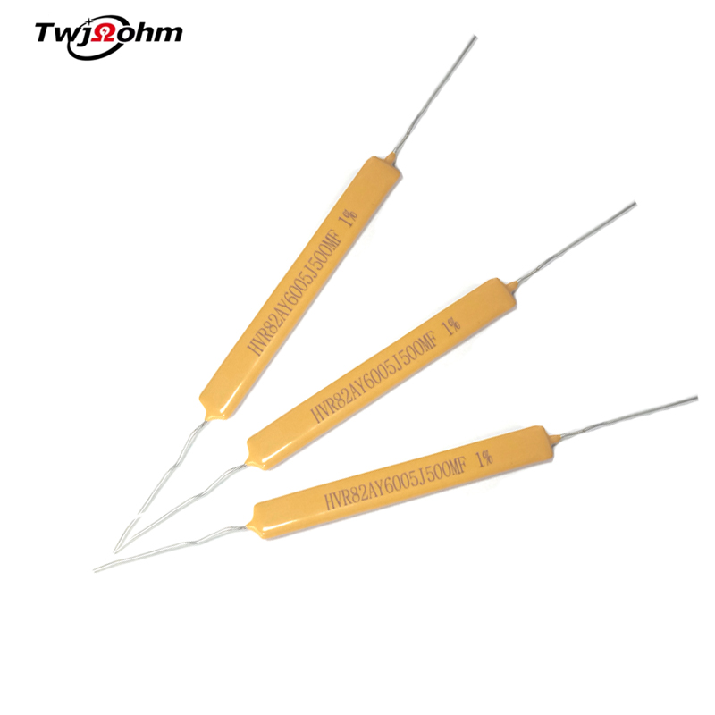 HVR82AY6005 thick film glass glaze non inductive high voltage resistor 500M100M200M