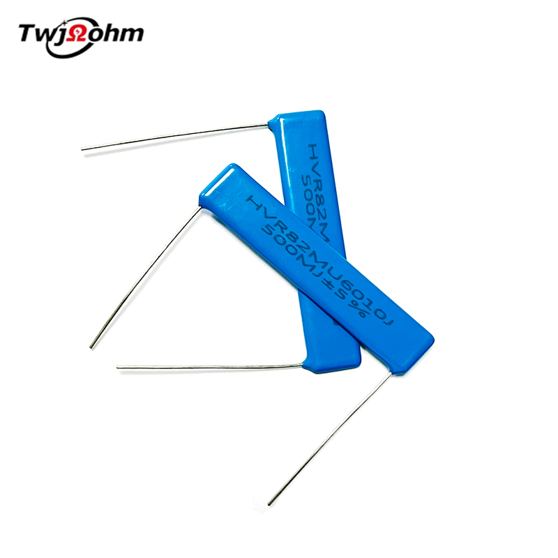 HVR82MU6010 thick film glass glaze non inductive high-voltage resistor 500M10M100M2G