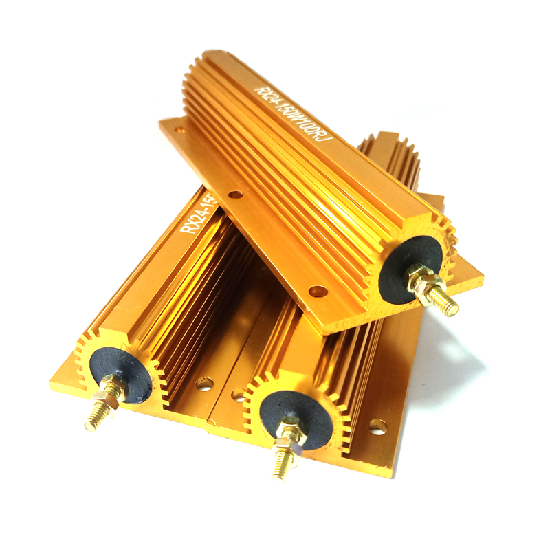 RX24 gold aluminum shell 150W high-power 1K2R/3R/4R/500R/6R/8R/10R300R200R load resistor