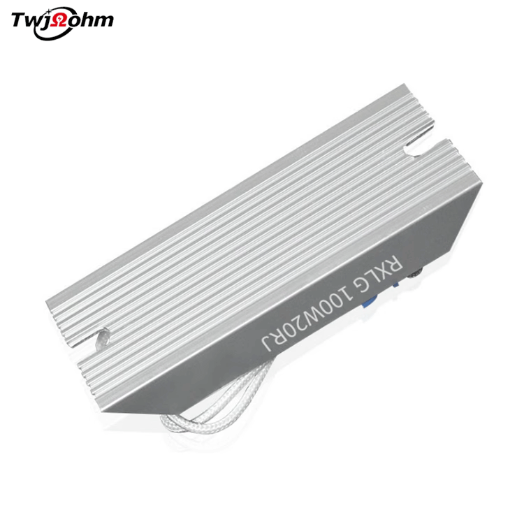 RXLG-100W aluminum shell brake resistor high-power brake resistor 1R5R10R40R100R30R30R30R30R30R500R frequency converter servo machine discharge current limiting ordinary resistor