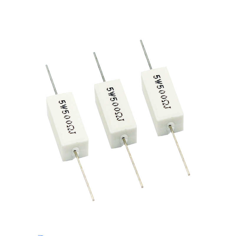 Cement resistor ceramic resistor 5W 1R2R3R5R10R 100R20R300R 6R500R