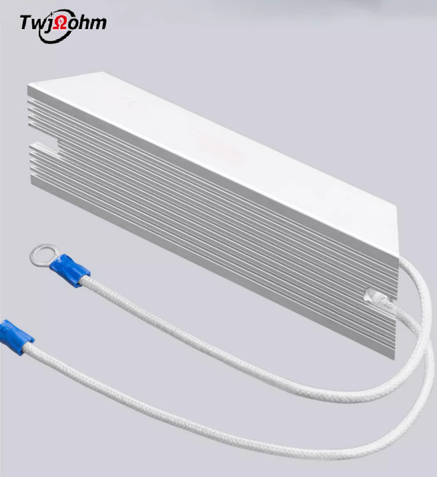 RXLG-500W frequency converter aluminum shell brake resistor 6R8R22R3R45R500R servo motor regenerative brake trapezoidal aluminum shell resistor