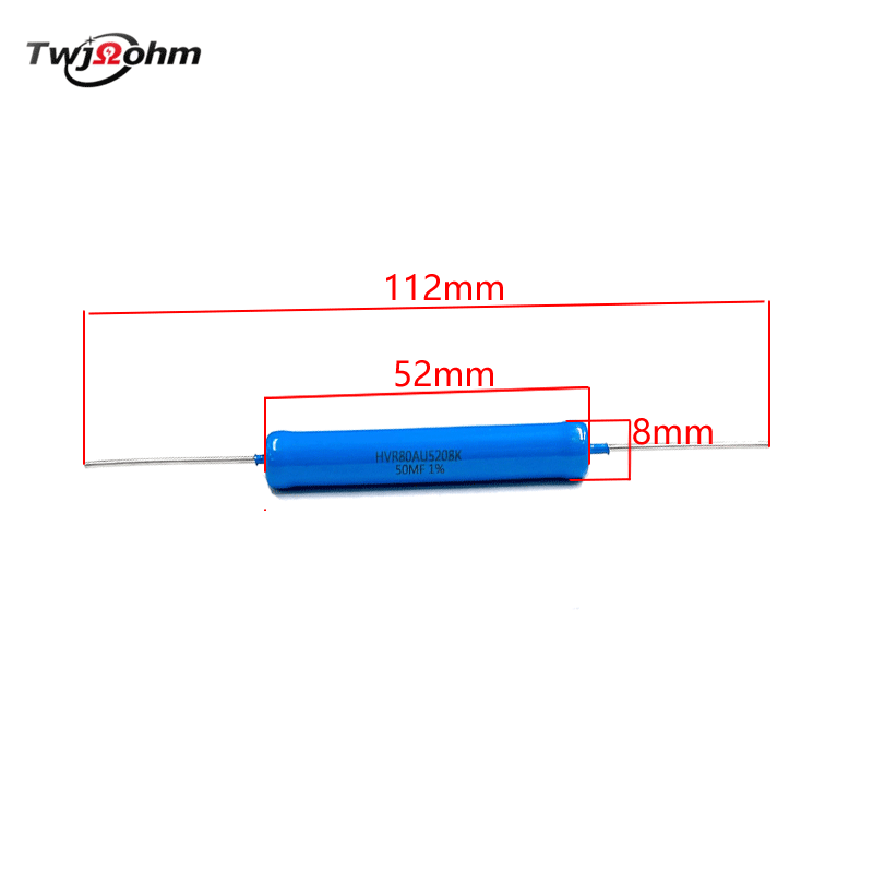 HVR80AU5208 thick film glass glaze 5W non-inductive high-voltage resistor