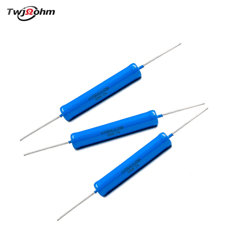 HVR80AU5208 thick film glass glaze 5W non-inductive high-voltage resistor