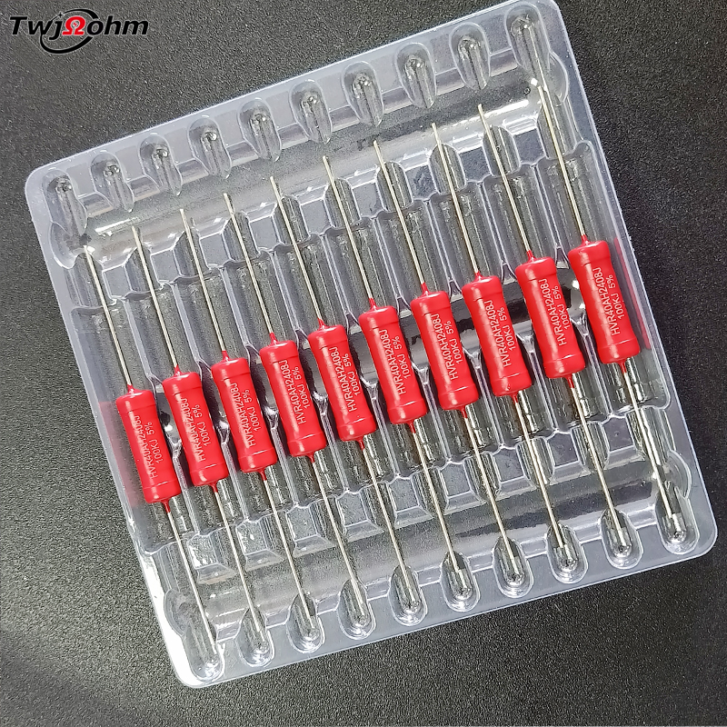HVR80AH2408 thick film 3W glass glaze non-inductive high-voltage resistor