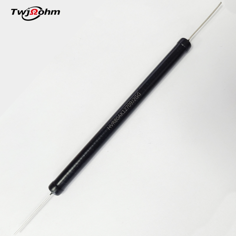 HVR80AK13709J Metal 20W Glass Glazed Resistors 10M50M00M200M300MF Ohmic Thick Film Non Inductive Precision High Voltage Resistors