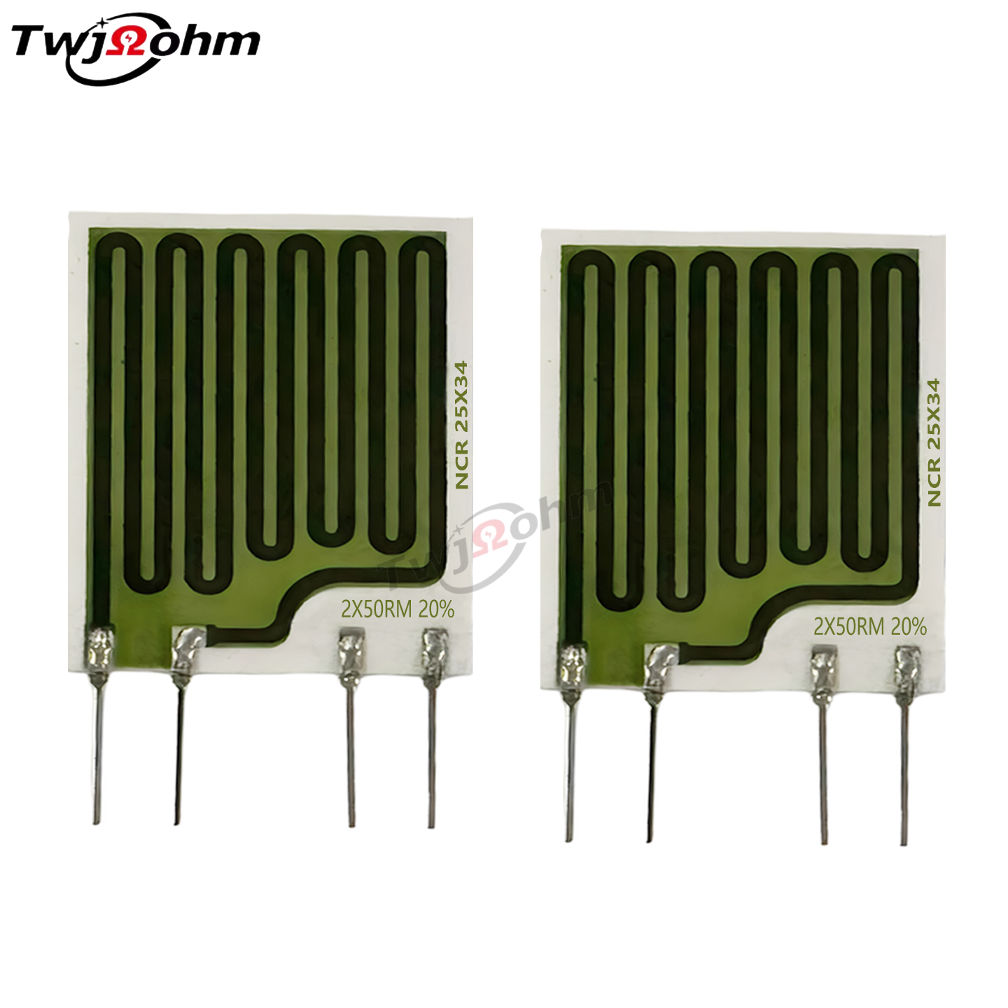 NCR 25X34 Thick film power type chip resistor