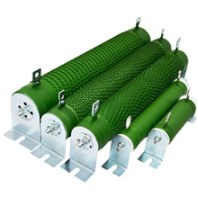 Green lacquer porcelain tube Wirewound braking resistance