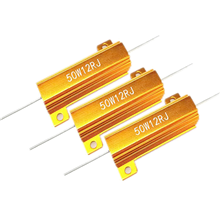 RX24-50W high-power gold aluminum shell resistor 18R2R1R6R5R10R75 ohm current limiting discharge decoder