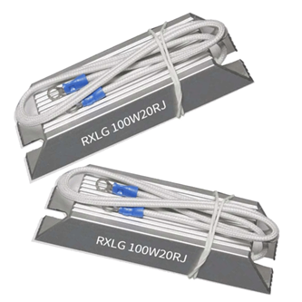 RXLG-100W铝壳制动电阻大功率刹车电阻变频器伺服机放电限流普通电阻器