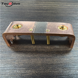 Surface mounted alloy shunt PW current detection sampling resistor