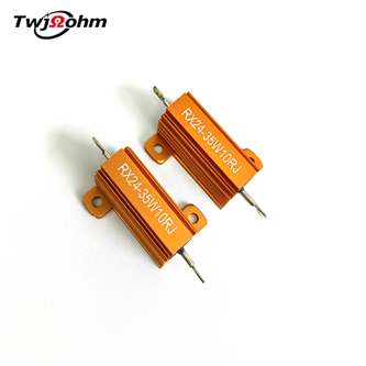 RX24-35W highpower gold aluminum shell resistor ohm current limiting discharge decoder